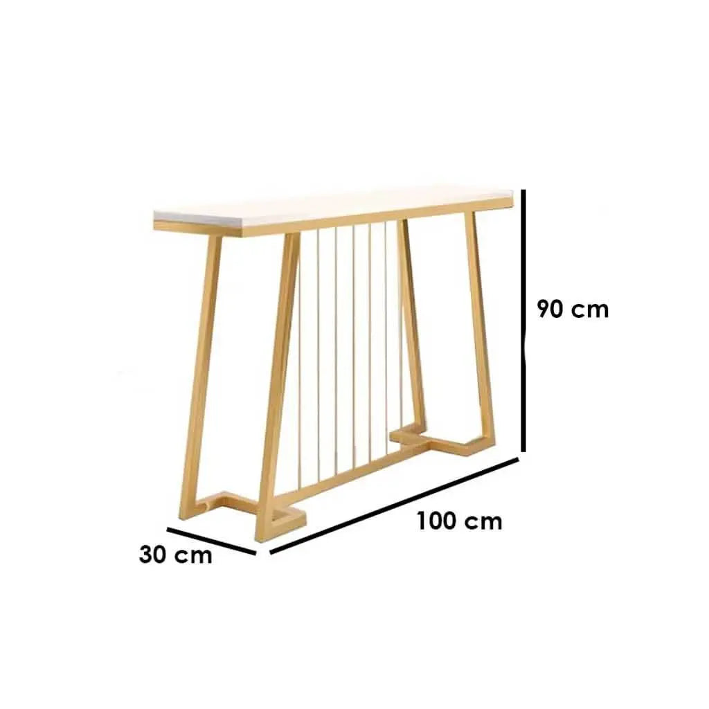 تسوق الأن من هومكس كونسول بسطح رخام 100*30*90 سم - STA40 بأفضل سعر وأفضل جودة