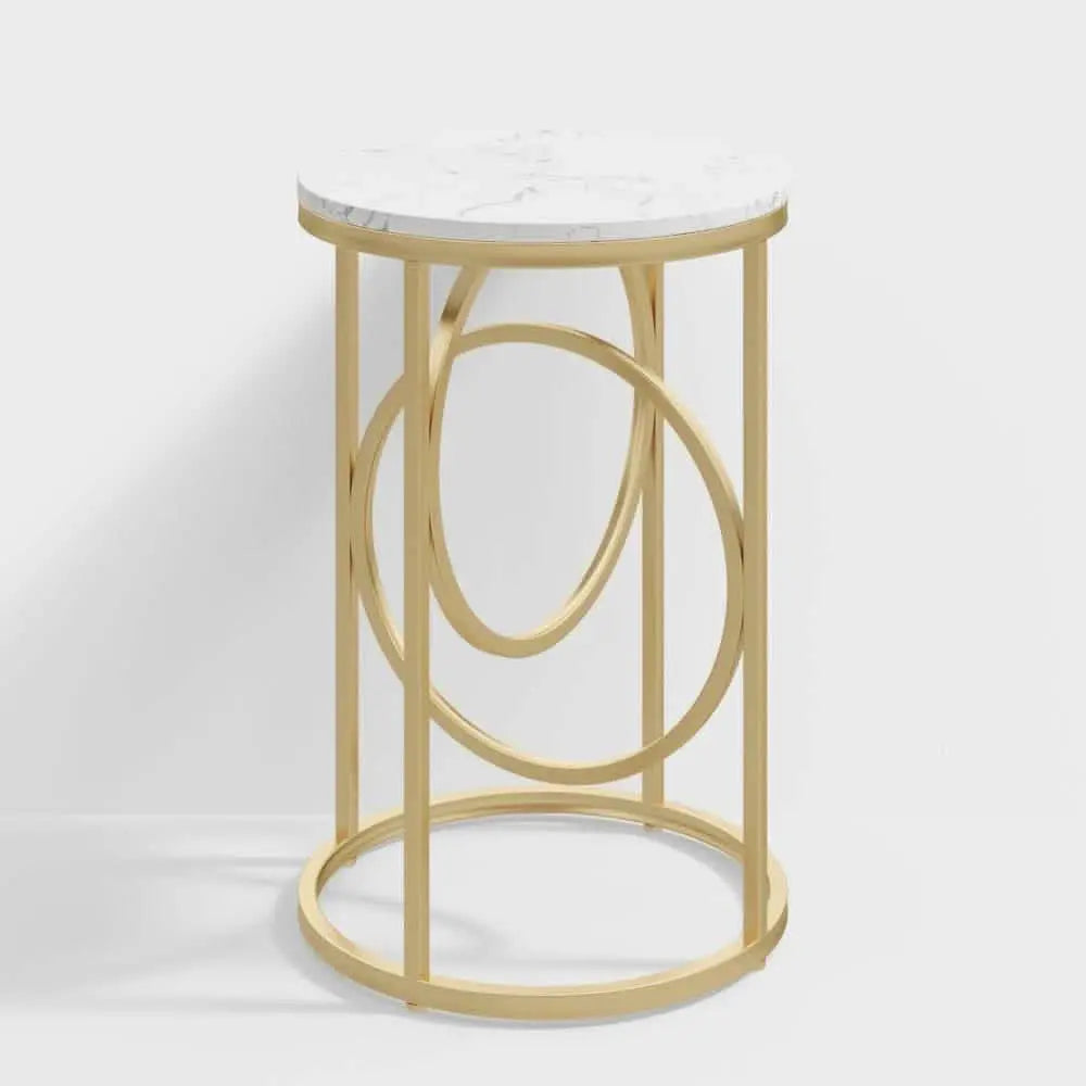 تسوق الأن من هومكس ترابيزة جانبية معدن 40*40*55 سم - STA103 بأفضل سعر وأفضل جودة