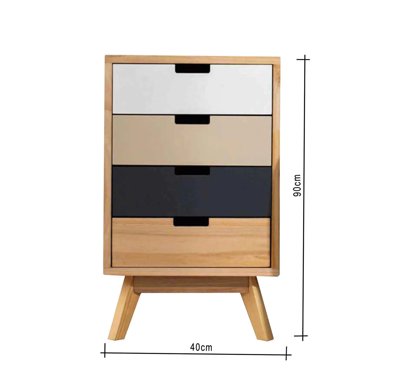 وحدة أدراج باربع الوان متعددة