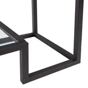 كونسول معدن بسطح زجاج 100*30*90 سم - STA1 - Homix