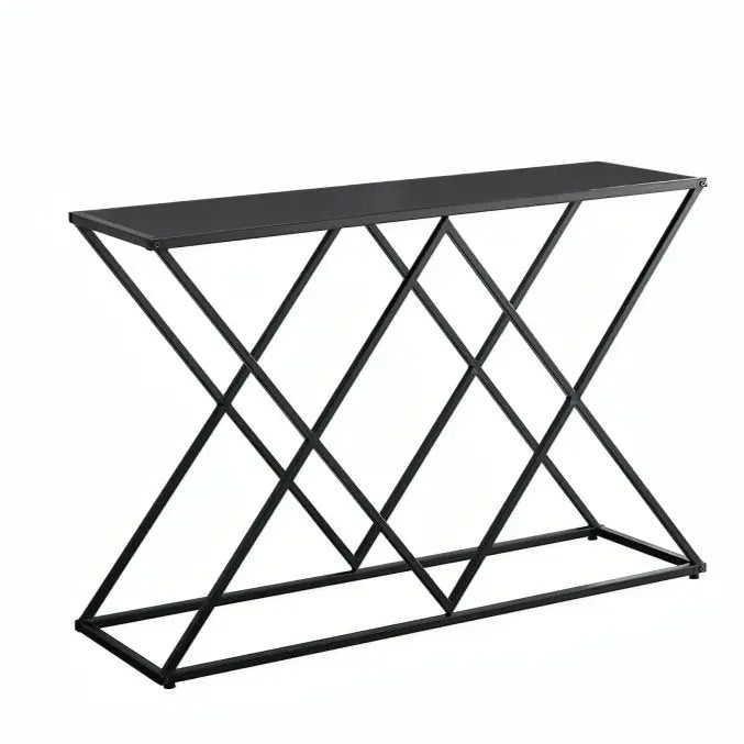 كونسول معدن بسطح خشب 100*30*90 سم - STA22 - Homix