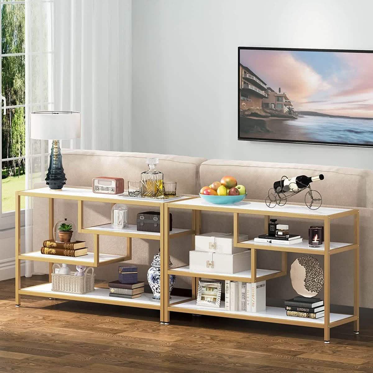 تسوق الأن من هومكس  كونسول بسطح رخام 100*30*90 سم - STA24 بأفضل سعر وأفضل جودة 