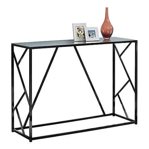 تسوق الأن من هومكس  كونسول معدن بسطح زجاج 100*30*90 سم - STA29 بأفضل سعر وأفضل جودة 