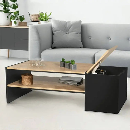 ترابيزة قهوة بوحدة تخزين 100*40*50 سم - FUR80 - Homix