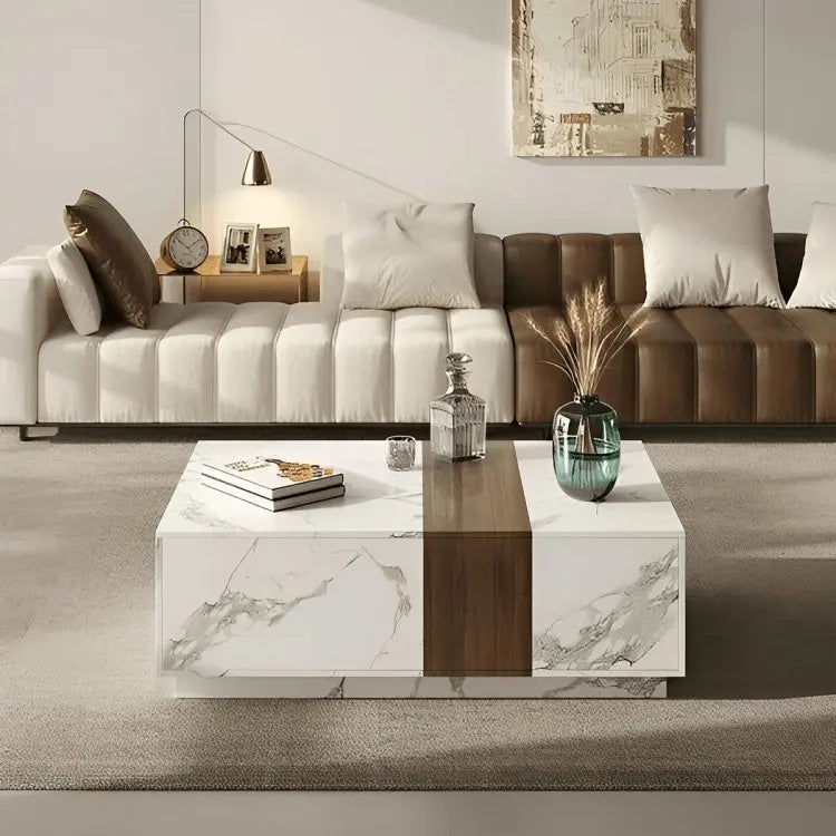 ترابيزة قهوة ام دي اف اسباني 100*50*35 سم - FUR25 - Homix