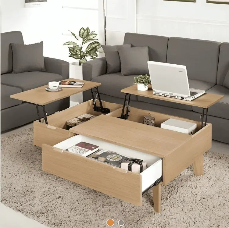 ترابيزة قهوة ام دي اف اسباني 100*70*40 سم - FUR81 - Homix
