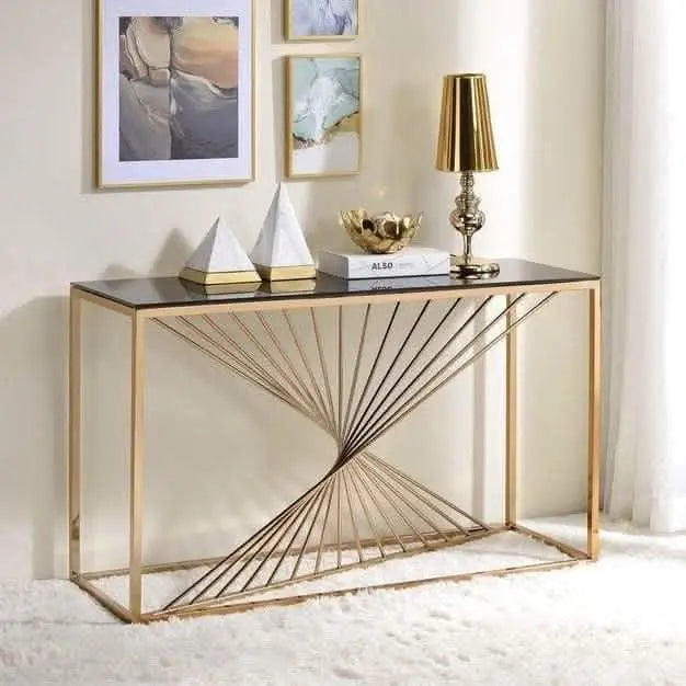 كونسول بسطح زجاج 120*30*90 سم - STA46 - Homix