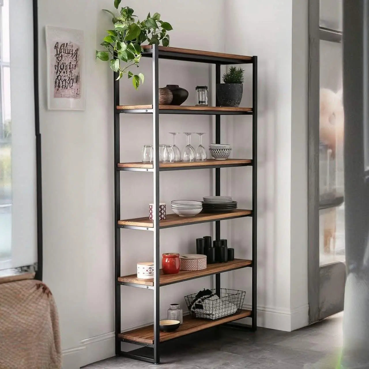 تسوق الأن من هومكس  وحدة تخزين بعدة أرفف 120*35*160 سم - STA106 بأفضل سعر وأفضل جودة 