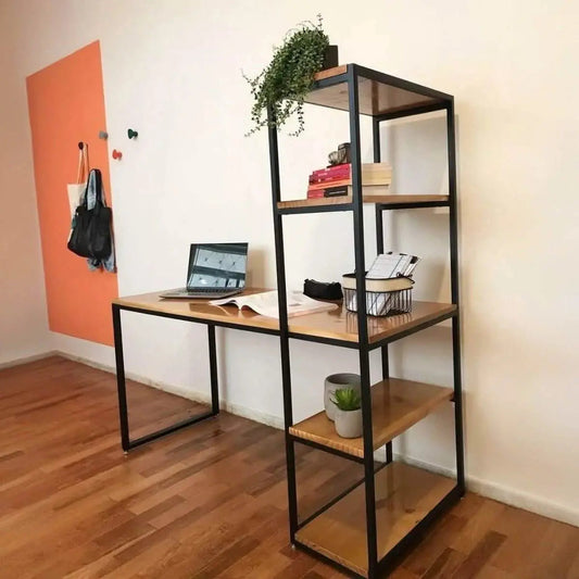 تسوق الأن من هومكس  مكتب بوحدة تخزين 120*60*160 سم - STA107 بأفضل سعر وأفضل جودة 