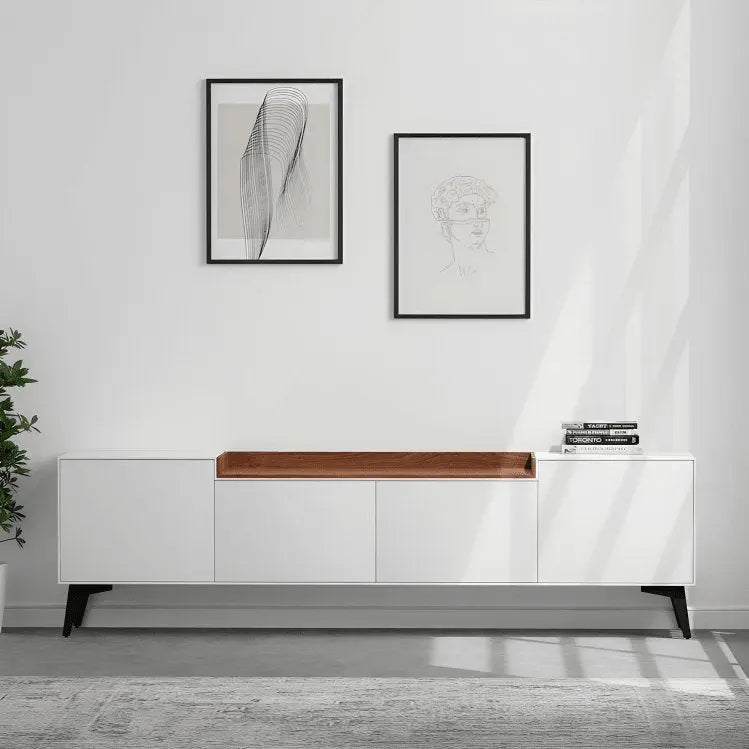 ترابيزة تليفزيون ام دي اف اسباني 160*40*50 سم - FUR17 - Homix