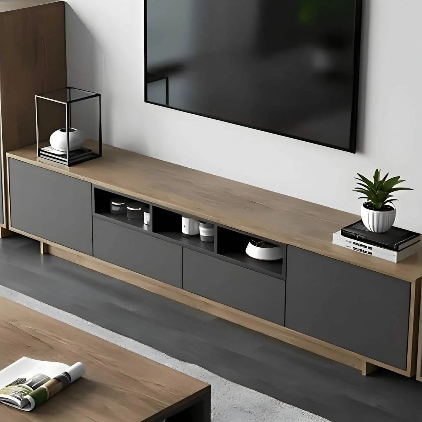 ترابيزة تليفزيون 200*45*40 سم - FUR4 Furnish store