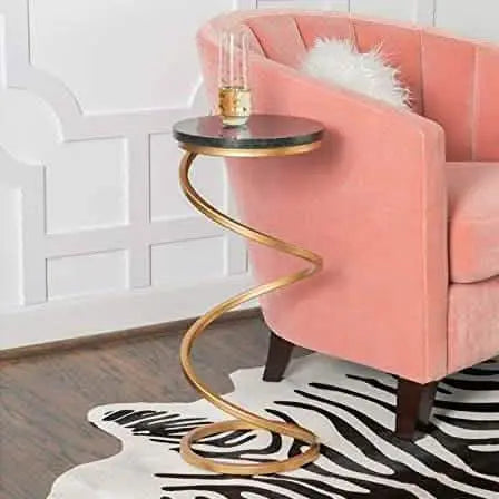 تسوق الأن من هومكس  ترابيزة جانبية مموجة 40*38*60 سم - STA23 بأفضل سعر وأفضل جودة 