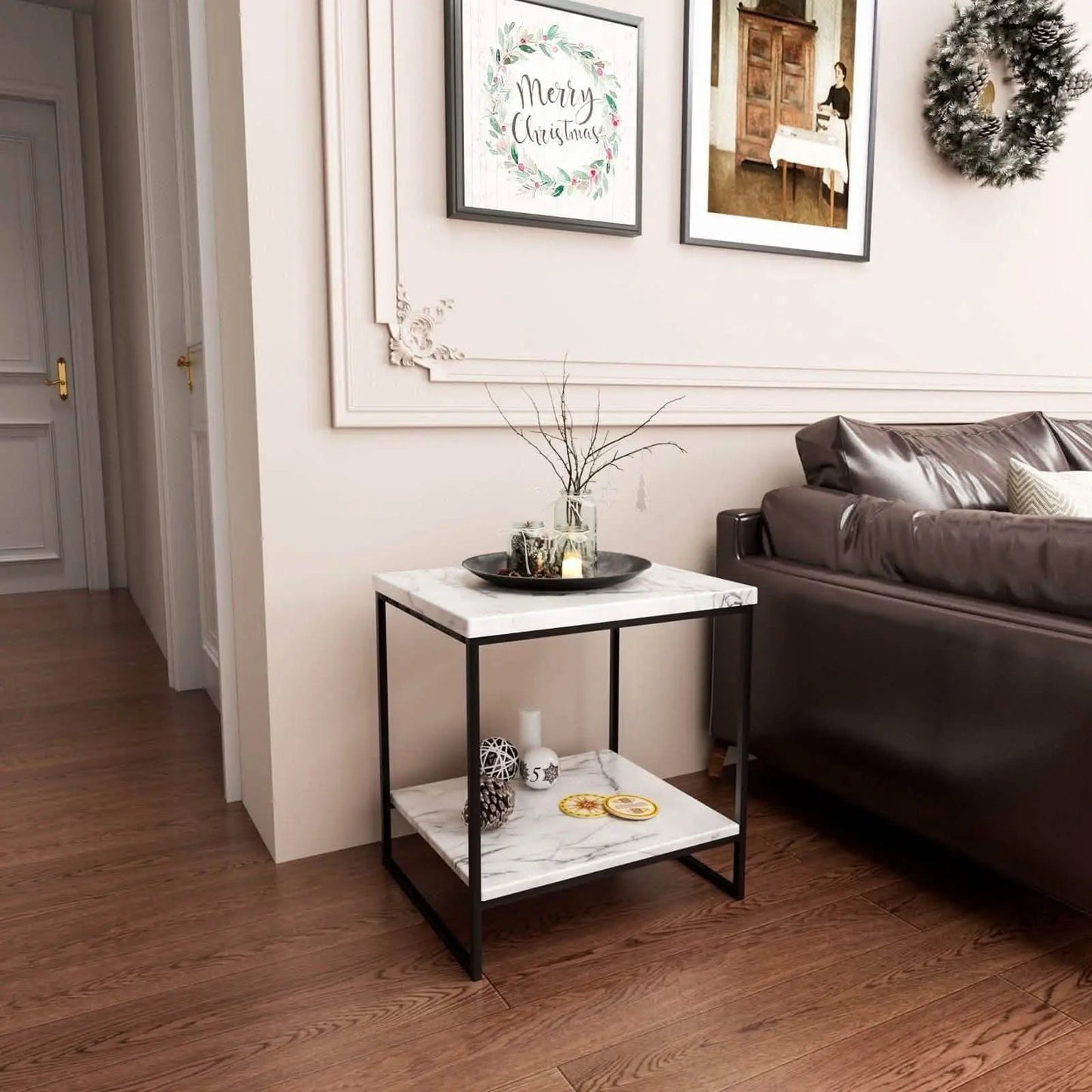 تسوق الأن من هومكس  ترابيزة جانبية برف 50*40*60 سم - STA127 بأفضل سعر وأفضل جودة 