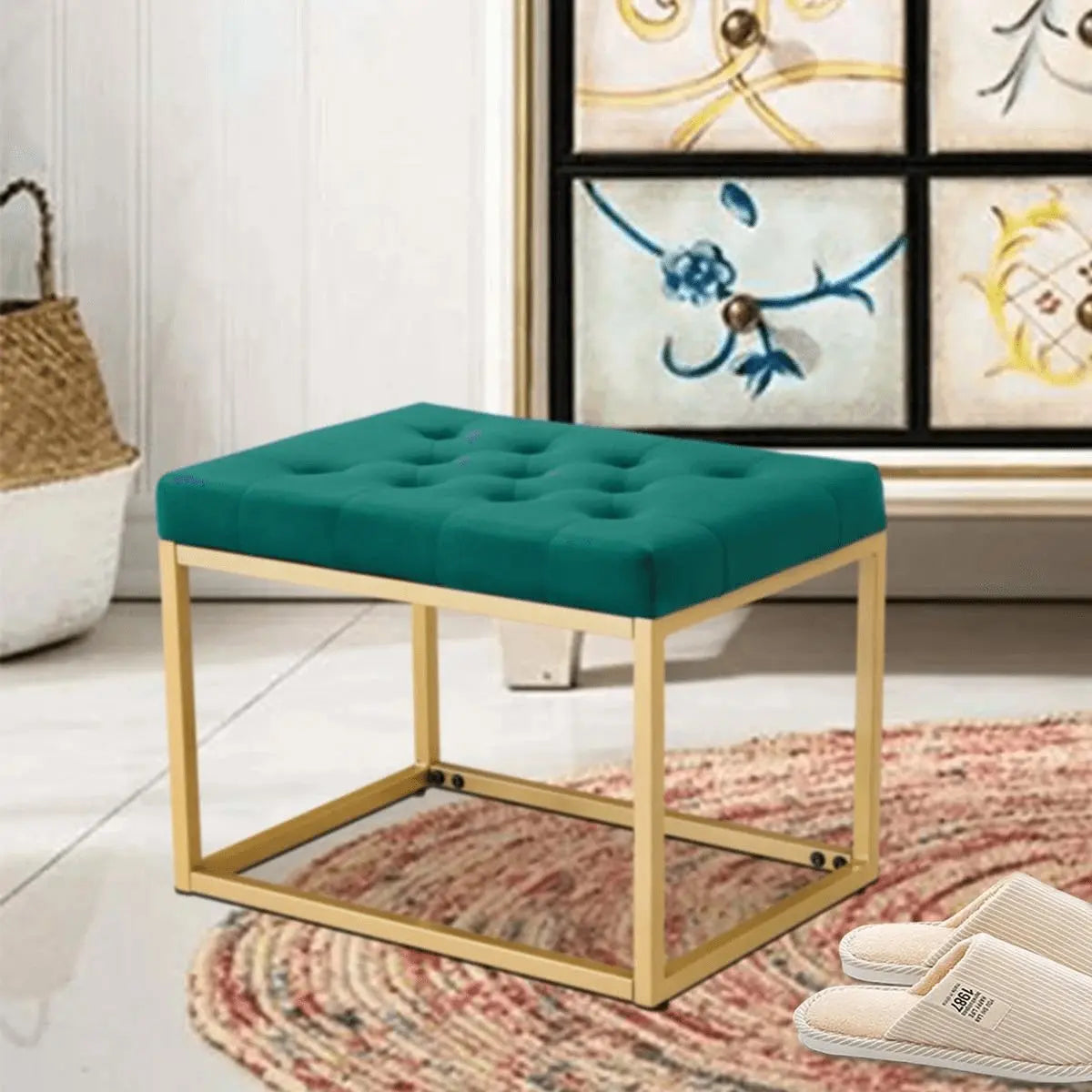 بانكيت كابتونية معدن 60*45*50 سم - STA116 - Homix