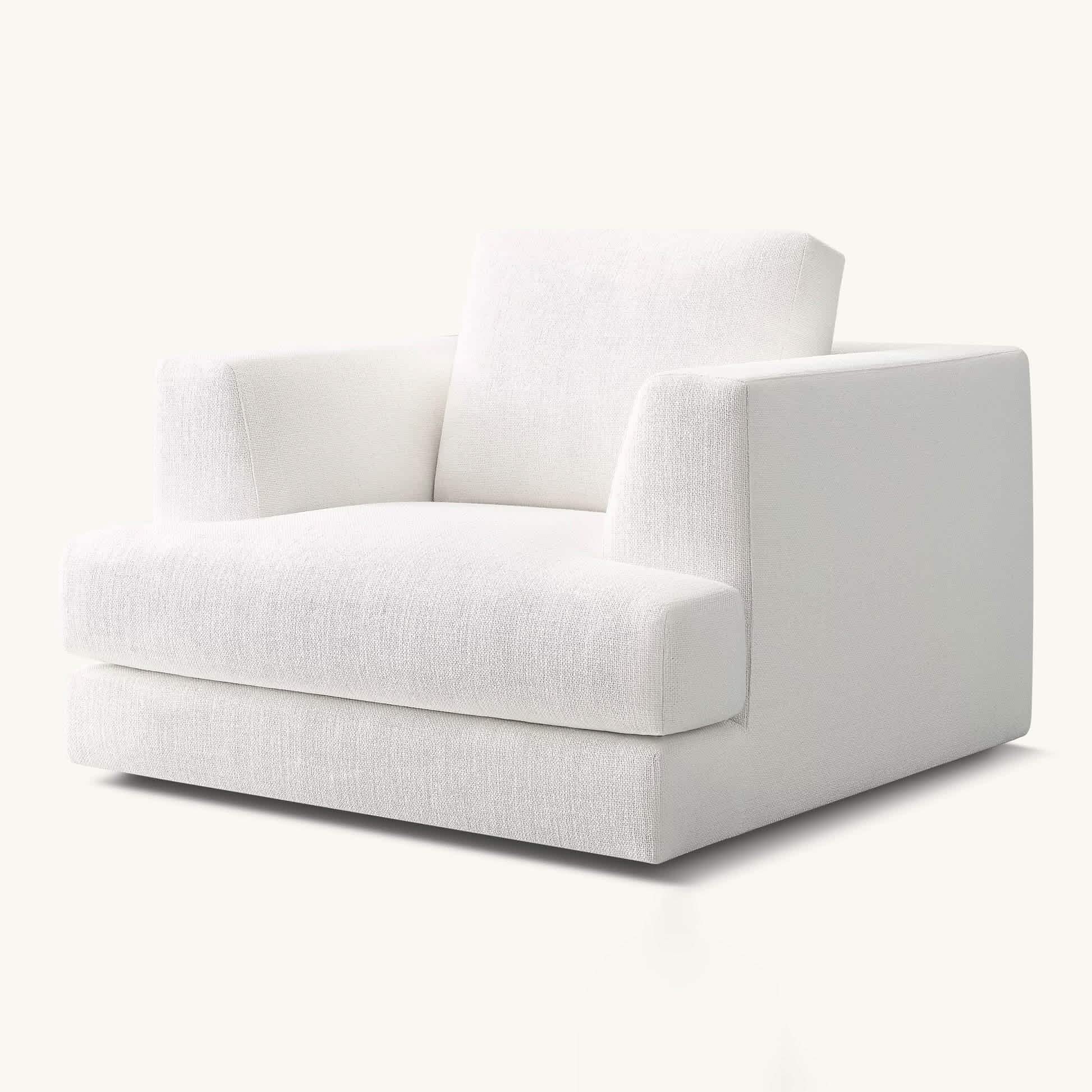 كرسي منفرد أبيض 85*85*75 سم - STB66 - Homix