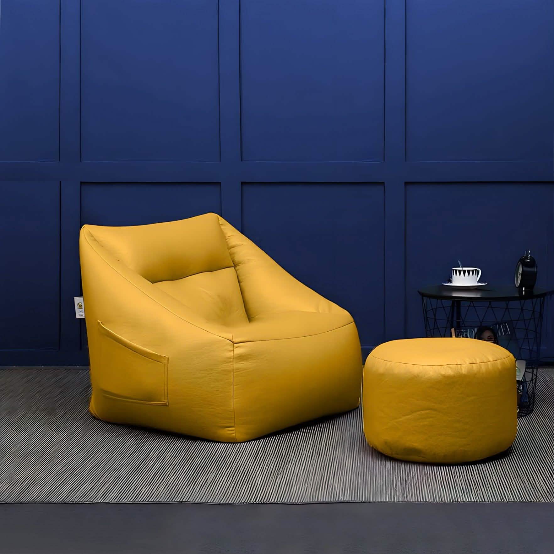 بين باج جلد وبوف 70*85*97 سم - COM127 Comfy