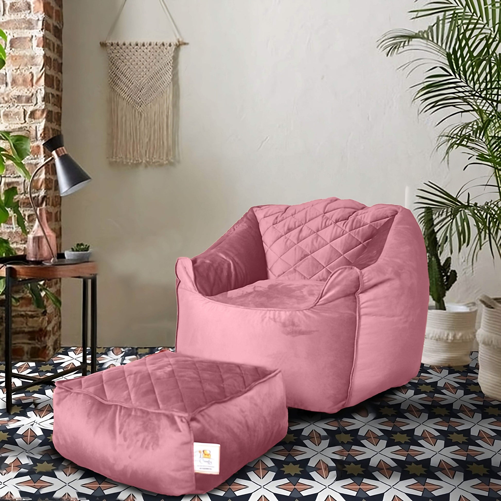 بين باج قطيفة وبوف 105*90*90 سم - COM136 Comfy