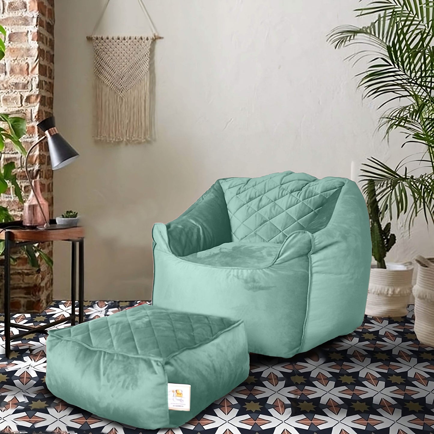 بين باج قطيفة وبوف 105*90*90 سم - COM136 Comfy