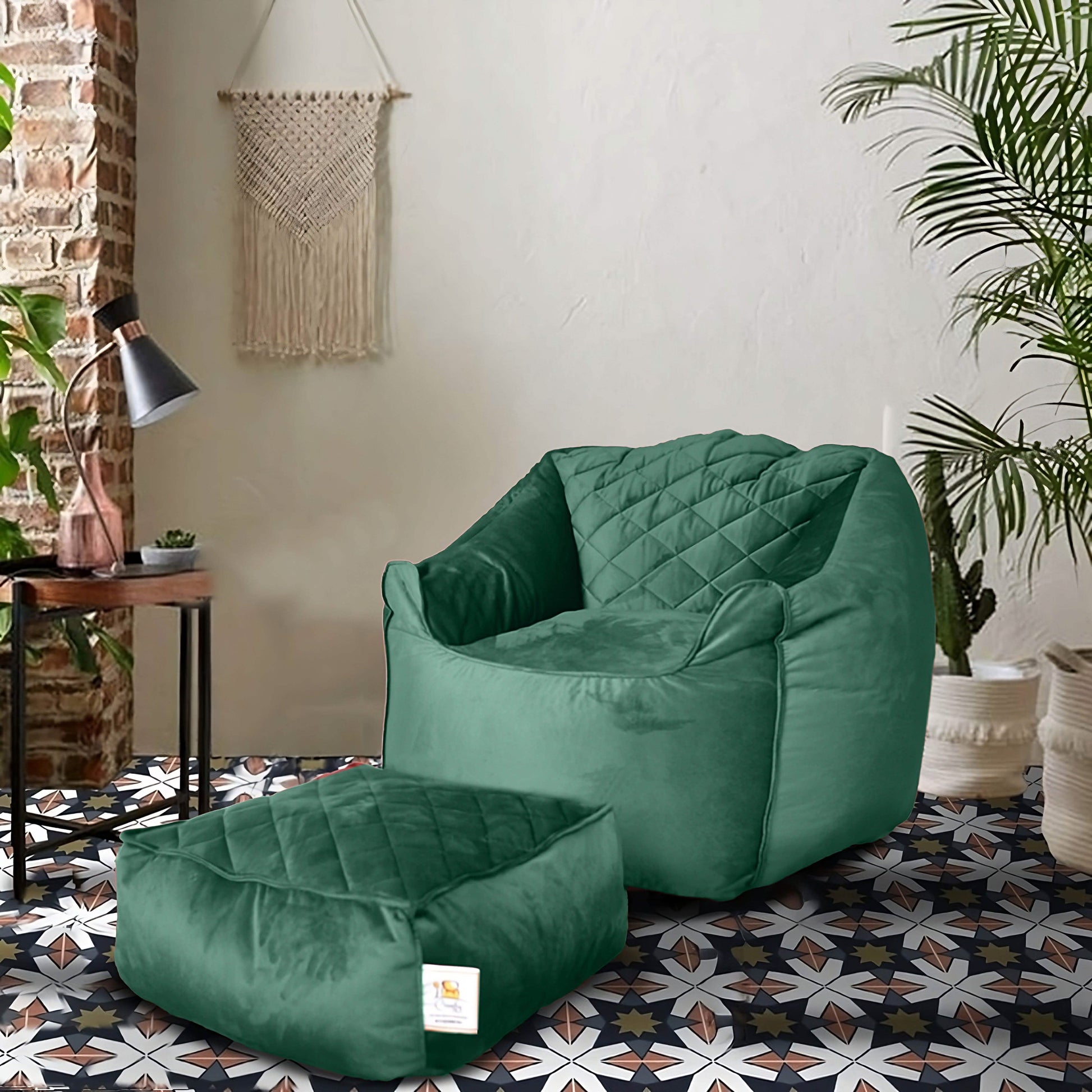 بين باج قطيفة وبوف 105*90*90 سم - COM136 Comfy